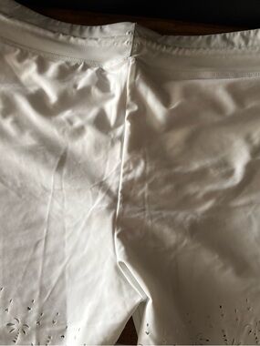 White Laser-Cut Palm Tree and Hearts - Shorts